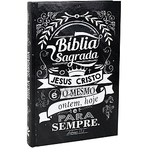 Bíblia Sagrada Lettering Ntlh Índice Capa Dura Lateral Preta Sbb
