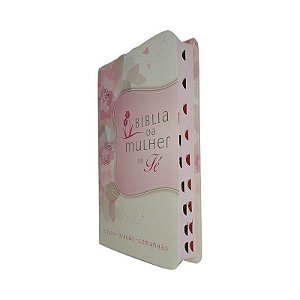 Bíblia da Mulher de Fé NVI Capa Flores - Thomas Nelson