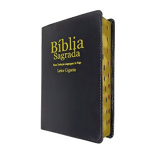 Bíblia Sagrada Letra Gigante NTLH Preta - Sbb