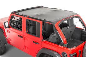 Capa Solar Tela Jeep Wrangler JLU 4P 2019-2023 Preta