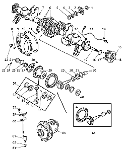 Parafuso trava do Pinhão traseiro DANA 30 35 44 Jeep Ram e Dodge 2003-2024 - Mopar