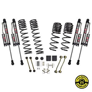 Lift Kit 2.5"Amortecedores Hidrogênio Remoto Jeep Wrangler JL/JLU 2.0L 2019-2025