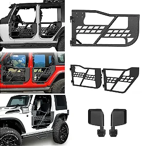 Portas Tubular Jeep Wrangler TJ JK JL Gladiator JT 1997-2023