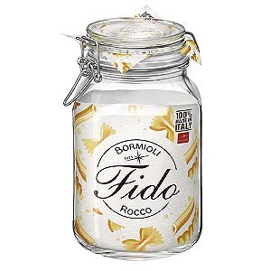 Pote de Vidro com Tampa Hermético Fido 2000ml Bormioli Rocco