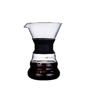 Cafeteira Francesa Vidro Borosilicato 400ml Zahav Glass