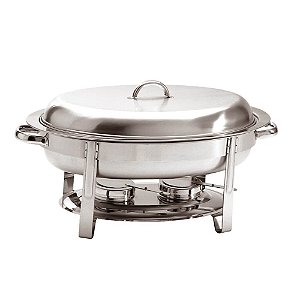 Rechaud de Mesa Inox 5,5 Litros Oval Zahav Inox