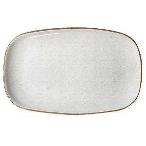 Travessa Grande 42,6 x 27cm Artisan Beige Porcelana Corona