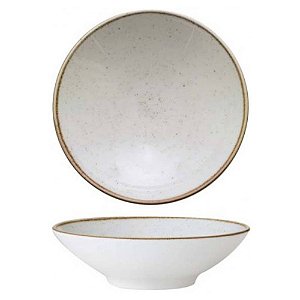 Bowl Saladeira 1005,5ml Beige Artisan Porcelana Corona