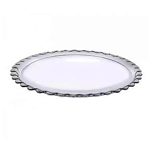 Prato para Bolo Vidro 26,4cm Petite Patisserie