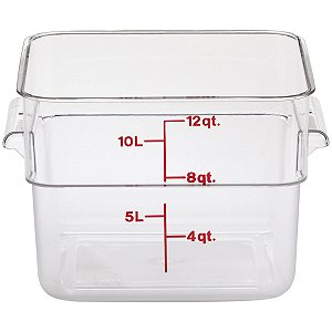 Pote Mantimentos Policarbonato 11,4 Litros Cambro CamSquare