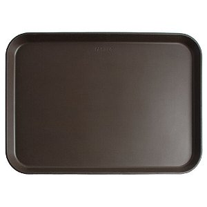 Bandeja Retangular Marrom Queimado 40,5x56cm Cambro
