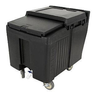 Carrinho de Gelo Preto 56,7 kg Cambro ICS125L110