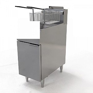 Fritadeira a Gás Industrial 23 Litros de Óleo Inox Zahav