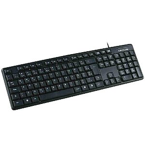 TECLADO C3TECH USB PADRAO KB-15BK ABNT2 PRETO
