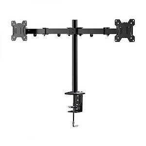 SUPORTE DE MESA MULTILASER DUPLO ARTICULADO PARA MONITORES DE 10 A 27 POL AC367