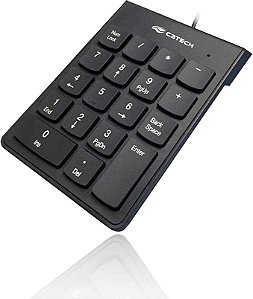 TECLADO NUMERICO C3TECH USB KN-10BK PRETO