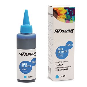 REFIL DE TINTA MAXPRINT COMPATIVEL EPSON T664220 CIANO