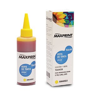 REFIL DE TINTA MAXPRINT COMPATIVEL EPSON T664420 AMARELO