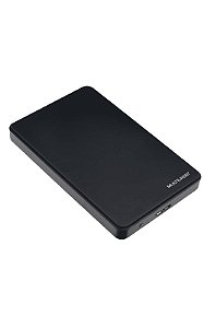 CASE MULTILASER PARA HD/SSD USB 3.0 2.5" SATA 1 2 3 PRETO