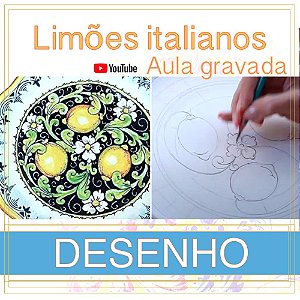 Aula gravada - Desenho - Limões italianos #13