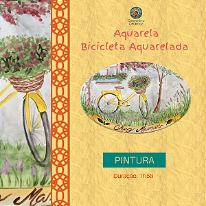 Aula gravada - Pintura - Aquarela Bicicletas aquarela #14
