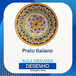 Aula gravada - Desenho - Prato Italiano #50