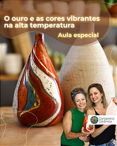 O ouro e as cores vibrantes na alta temperatura