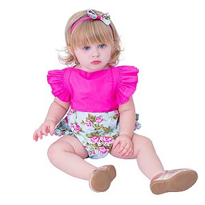 Jardineira Princesa Sofia - Manu Baby Kids - Roupas para bebês