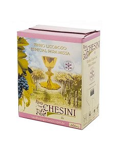 Vinho Rosado Licoroso Doce Bag 3L - Adega Chesini