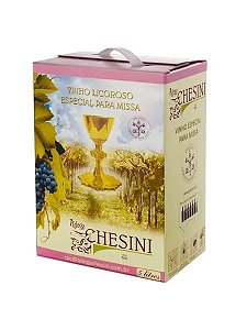 Vinho Rosado Licoroso Doce Bag 5L - Adega Chesini