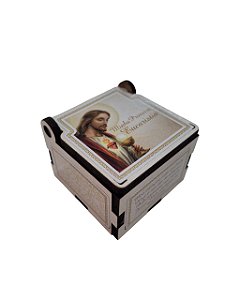 TERCO 1 EUCARISTIA NA CAIXINHA MDF