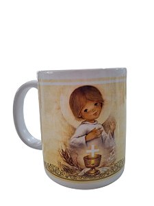 Caneca de Porcelana Lembrança Primeira Eucaristia