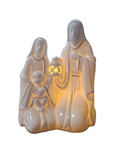 SAGRADA FAMILIA PORCELANA LED 18CM