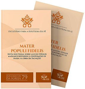 Livro Mater Populi Fidelis Documentos Igreja