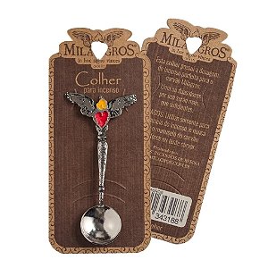 Colher Pequena para Incenso Milagros