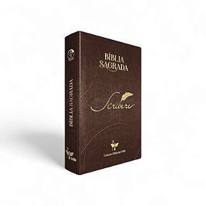 Bíblia Scribere Capa Marrom