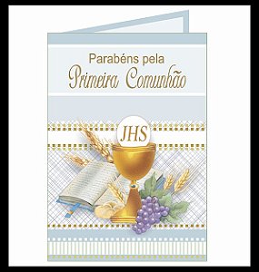 Cartão de Primeira Comunhão