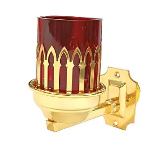 Lampada Dourada de Parede