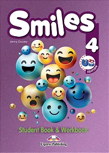 SMILES 4 US EDITION STUDENT BOOK & WORKBOOK (WITH DIGI EBOOK)