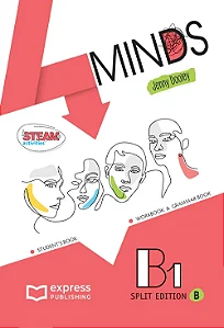 4 MINDS B1 STUDENT'S & WORKBOOK & GRAMMAR BOOK - (SPLIT EDITION Β) (WITH DIGIBOOK APP.)