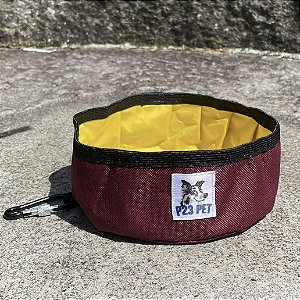 Bowl para Água ou Comida - Bordeau
