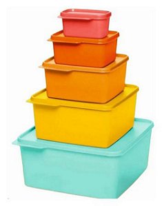 Tupperware Kit Basic Line 5 peças