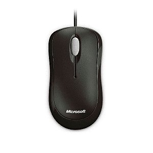 Mouse Microsoft com 3 Botões Scroll