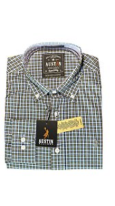 Camisa Masculina Xadrez Austin Western Manga Longa Slim