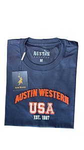 Camiseta Masculina Bordada Austin Western