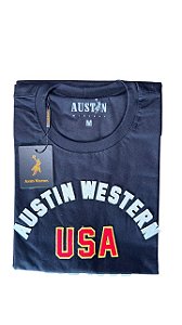 Camiseta Masculina Bordada Austin Western