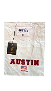 Camiseta Masculina Bordada Austin Western