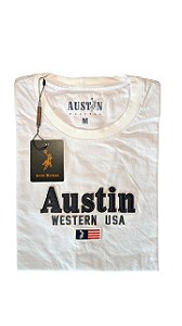 Camiseta Masculina Bordada Austin Western