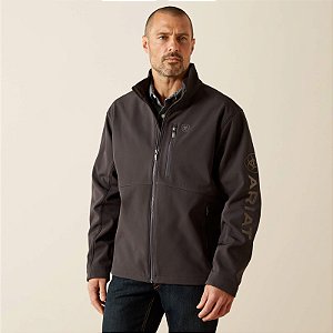 Jaqueta Masculina Importada Ariat Logo Softshell Phantom