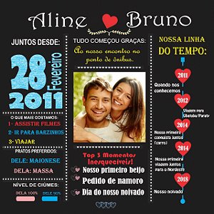 Azulejo Personalizado Com Foto Presente Dia Dos Namorados